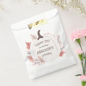 Kleine pompoen verjaardag dank u bedankzakje (Gezegeld)