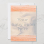 Kleine pompoen waterverf zwangerschapsaankondiging aankondiging (Achterkant)