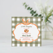 Kleine Pompoen WhimsySage Lint Frame Baby Borrel (Staand voorkant)
