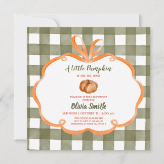 Kleine Pompoen WhimsySage Lint Frame Baby Borrel