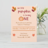 kleine pompoen wordt één kaart (Staand voorkant)