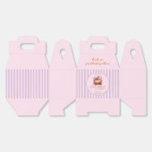 Kleine pompoen zijn onderweg naar Baby shower Bedankdoosjes (Ongevouwen)