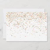 Kleine pompoen zijn onderweg naar baby shower kaart (Achterkant)