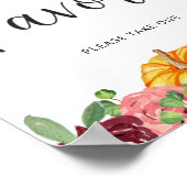 kleine pompoen zijn onderweg naar herfst Favors Poster (Hoek)