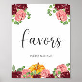 kleine pompoen zijn onderweg naar herfst Favors Poster (Voorkant)