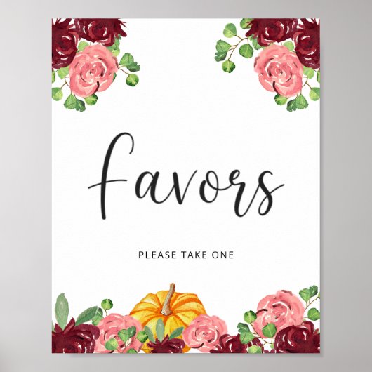 kleine pompoen zijn onderweg naar herfst Favors Poster (Voorkant)