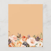 kleine pompoen zijn onderweg om baby shower uit te (Achterkant)