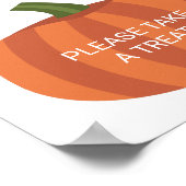 Kleine pompoenbaby's zijn zoete Herfst Baby shower Poster (Hoek)