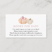  kleine pompoenboeken voor Baby Kaart (Voorkant)