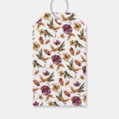 Kleine pompoenen Baby shower Cadeaulabel (Achterkant)