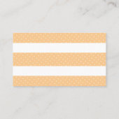 Kleine pompoenen Baby shower Diaper Raffle Ticket (Achterkant)