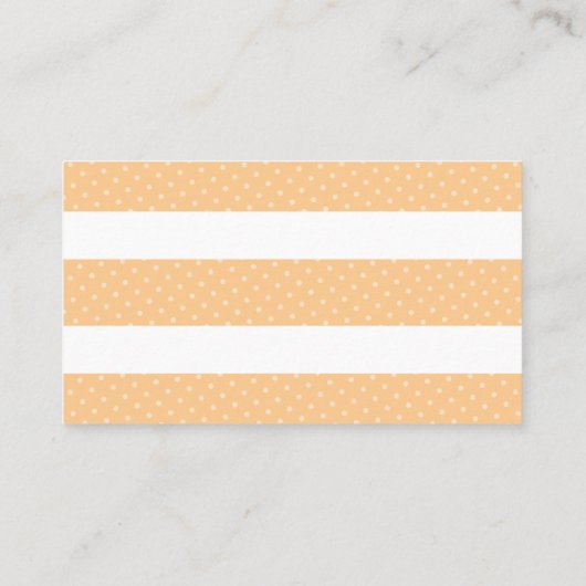 Kleine pompoenen Baby shower Diaper Raffle Ticket (Achterkant)