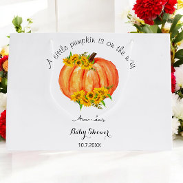Kleine pompoenen Baby shower Groot Cadeauzakje