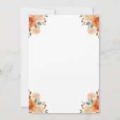 Kleine pompoenen Baby shower Kaart (Achterkant)