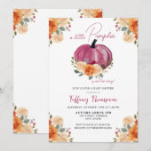 Kleine pompoenen Baby shower Kaart (Voorkant / Achterkant)