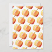 Kleine pompoenen Baby shower Kaart (Achterkant)