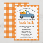 Kleine pompoenen Baby shower Kaart (Voorkant / Achterkant)