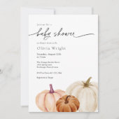 Kleine pompoenen Baby shower Kaart (Voorkant)