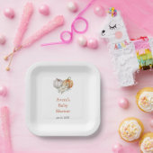 Kleine pompoenen Baby shower Papieren Bordje (Feest)