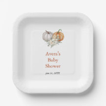 Kleine pompoenen Baby shower