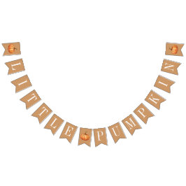 Kleine pompoenen Baby shower Vlaggetjes