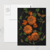 kleine pompoenen briefkaart (Voorkant / Achterkant)