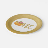 Kleine pompoenen Herfst Papieren Borden Papieren Bordje (Gekanteld)