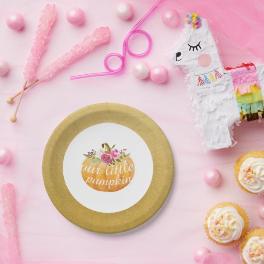 Kleine pompoenen Herfst Papieren Borden Papieren Bordje (Feest)