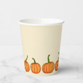 Kleine pompoenen papier cup papieren bekers (Links)