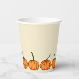 Kleine pompoenen papier cup papieren bekers