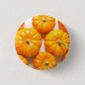 Kleine pompoenen ronde button 3,2 cm (Voorkant)