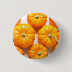 Kleine Pompoenen Ronde Button 3,2 Cm