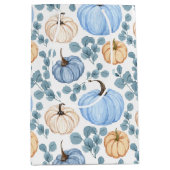 Kleine pompoenen verjaardag medium geschenk tas medium cadeauzakje (Voorkant)