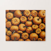 Kleine pompoenen voor Halloween Legpuzzel (Horizontaal)