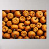 Kleine pompoenen voor Halloween Poster (Voorkant)