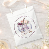 Kleine pompoenen waterverf herfst baby shower eetb bedankzakje (Geknipt)