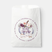 Kleine pompoenen waterverf herfst baby shower eetb bedankzakje (Voorkant)