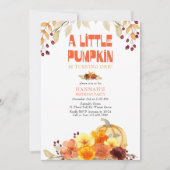 Kleine pompoenherfst bloemen elke dag kaart (Voorkant)