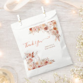 Kleine pompoenHerfst Floral Baby shower Bedankzakje (Geknipt)