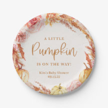 Kleine pompoenHerfst Floral Baby shower