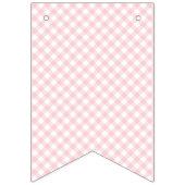 Kleine pompoenlichtroze Baby shower Vlaggetjes (Tweede vlag)