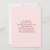 Kleine pompoenpampas baby shower uitnodiging (Achterkant)