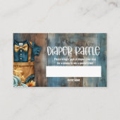 Kleine pompoentapijten Baby shower, luiervoer Informatiekaartje (Voorkant)