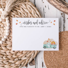 Kleine pompoenwensen en advies, Herfst Truck Advieskaart