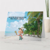 Kleine Pony en eenhoorns Kaart (Achterkant)