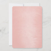 Kleine Pony Verjaardag Schattige Wit Paard Roze Kaart (Achterkant)