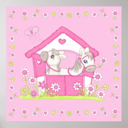 Kleine pony's poster (Voorkant)