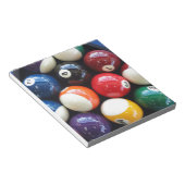 Kleine poolkogels sluiten dicht notitieblok (Schuin)