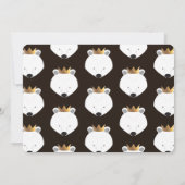 Kleine poolse Beer kroon één dier voor de eerste g Kaart (Achterkant)