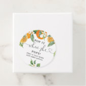 Kleine Pop als ze baby shower pop Bedankjes Labels (In situ)